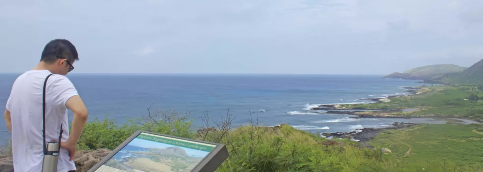 Makapuu lighthouse trail view