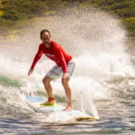 Surf lesson on kauai