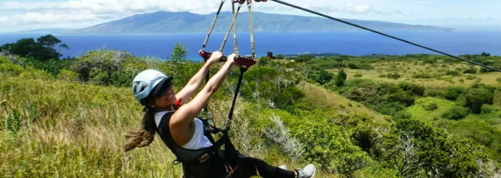 Longest zipline maui