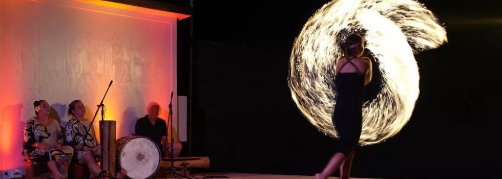 Fire women hula girls kauai