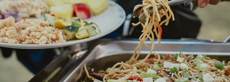 Kauai luau noodle dish