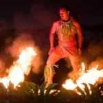 Fire dancing show north kauai thumb