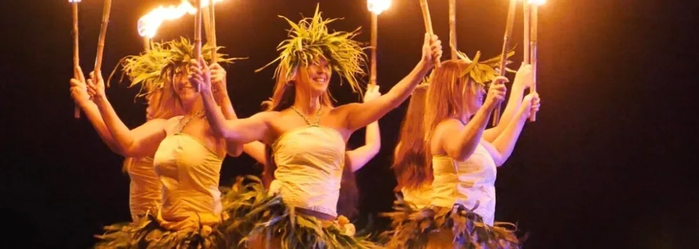 Fire dance female kauai
