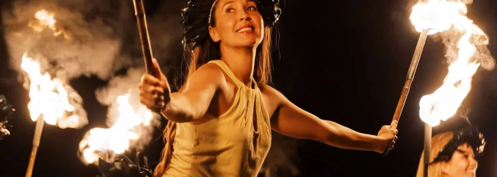 Princeville kauai fire show