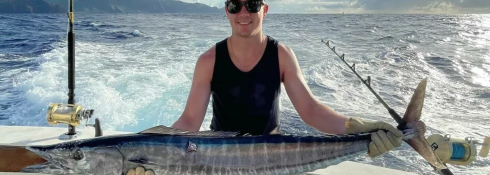 Deep sea fishing charter kauai