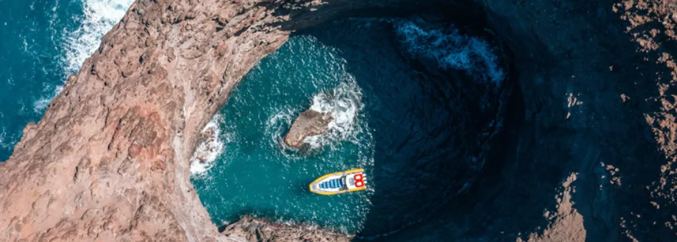 Na pali open ceiling cave