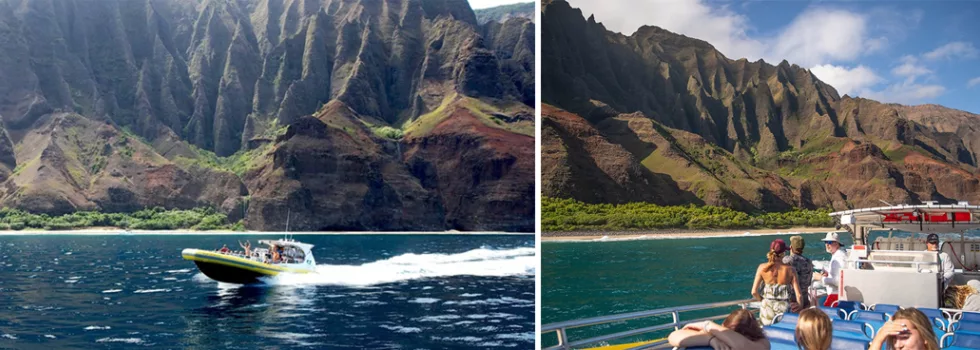 Snorkel boat na pali
