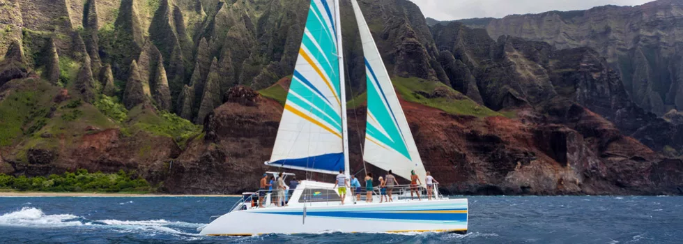 Catamaran ride napali coast