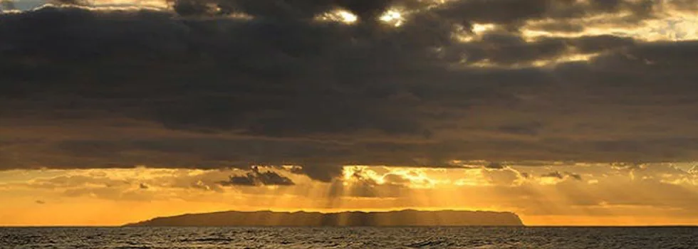 Sunset over niihau