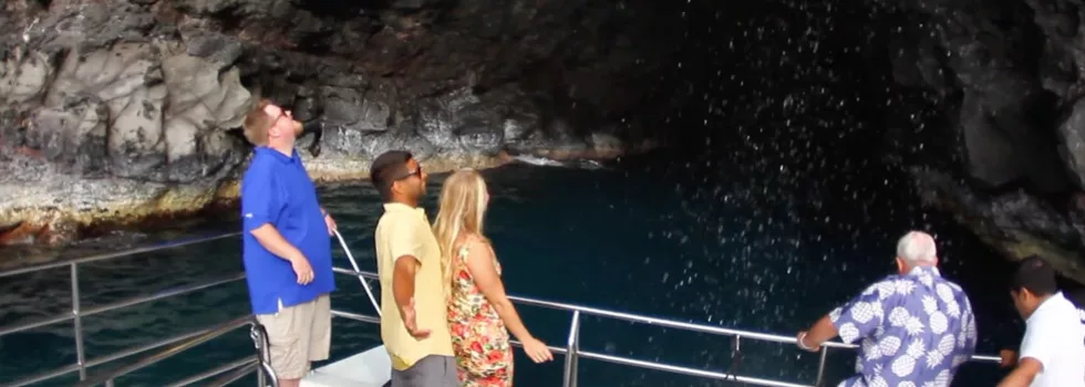 Waterfall caves kauai