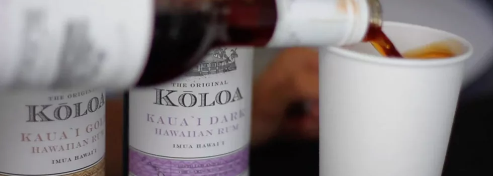 Wine served napali boat