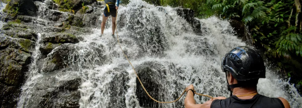 Waterfall Rappel hawaii lihue