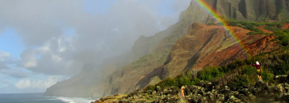 Na pali coast hiking tour on kauai