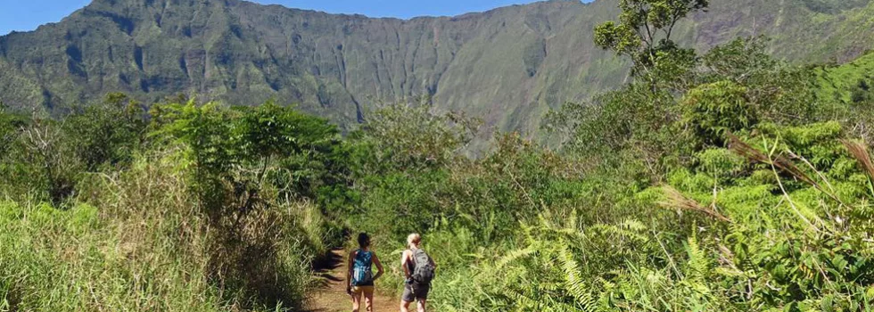 Kauai mountain views hike