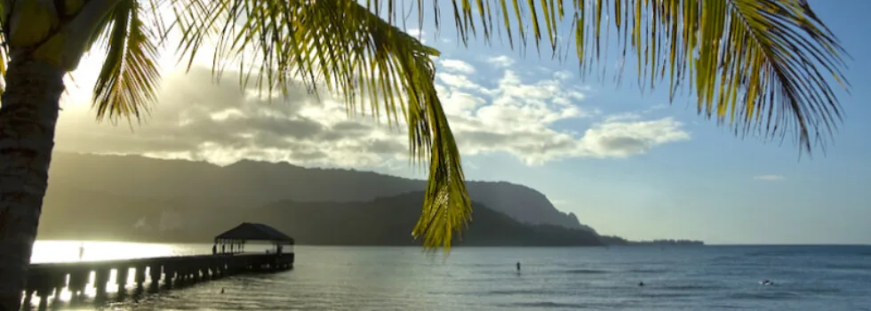 Hanalei pier kauai hawaii