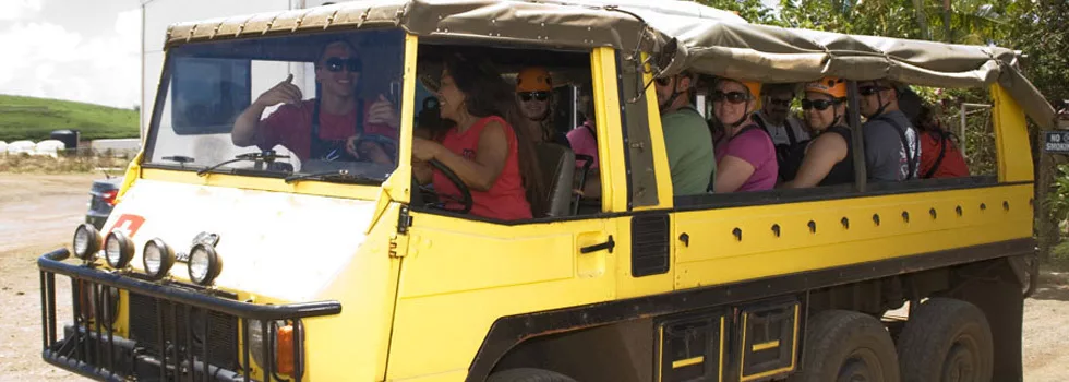 Pinzgauer kauai zipline