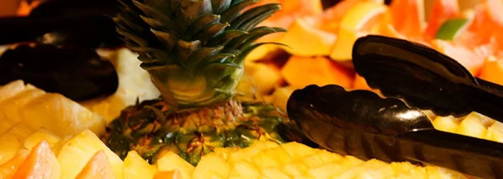 Fresh pinapple kauai luau