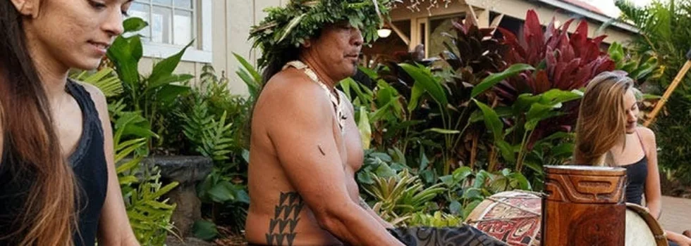 Luau music kauai drums