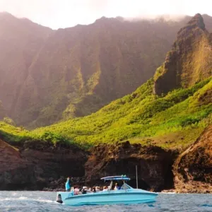 Hanalei to Na Pali Coast Boat