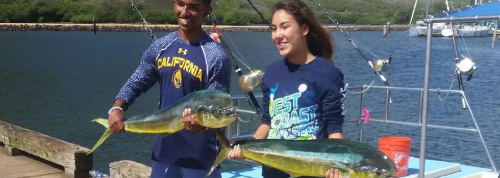 Couples fishing trip kauai