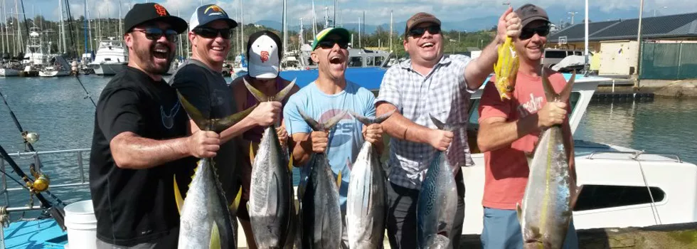 Tuna fishing on kauai