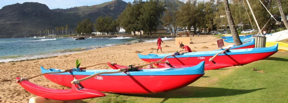 Canoe kalapaki beach