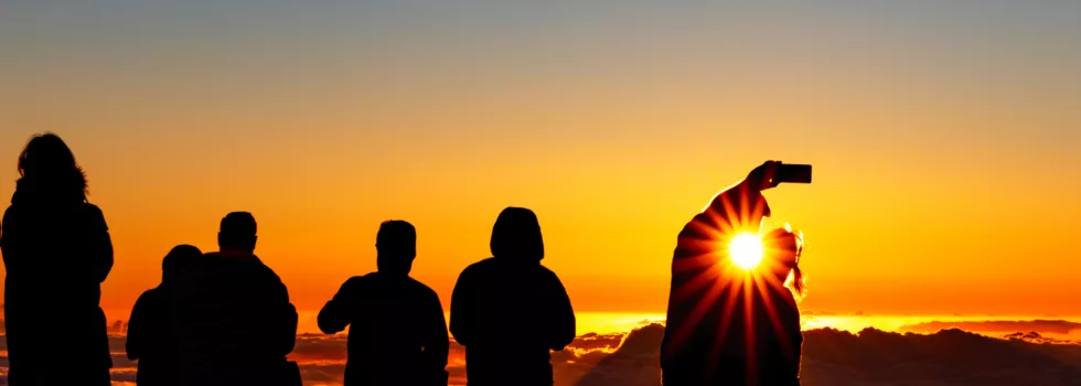 Sunrise volcano maui