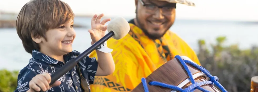 Drumming activity koolina luau