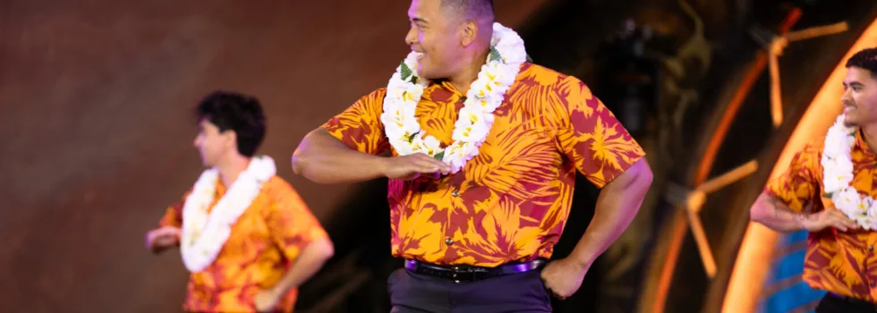 Male performers at koolina luau