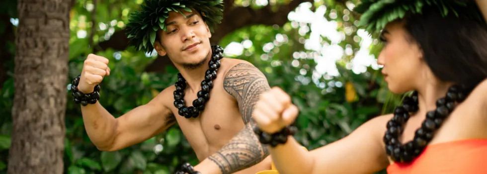 Hula dancers