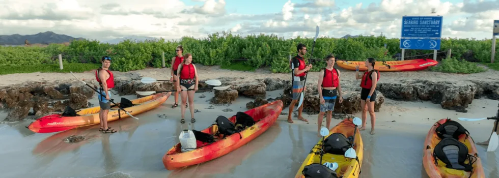 Popoia island beach landing