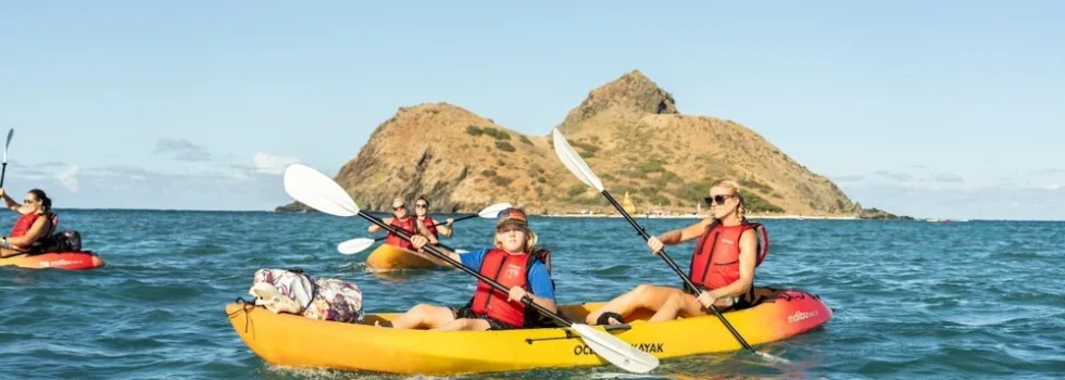 Kayak rentals leaving moks islands