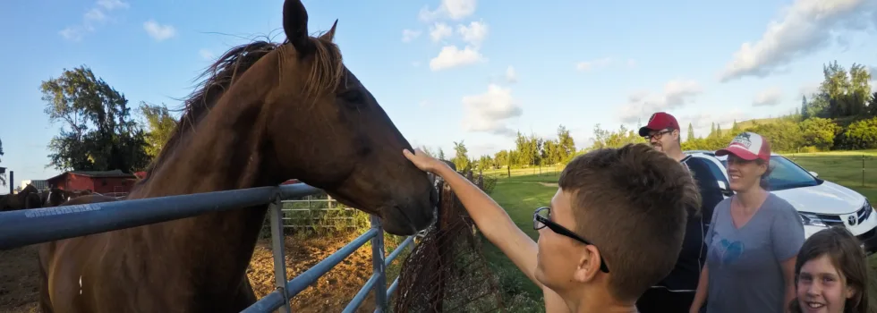 Maui kids horseback riding
