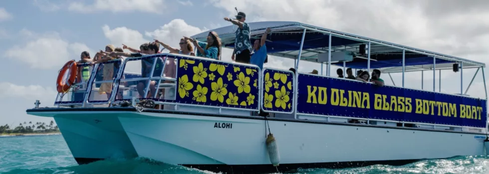 Kid friendly boat near aulani