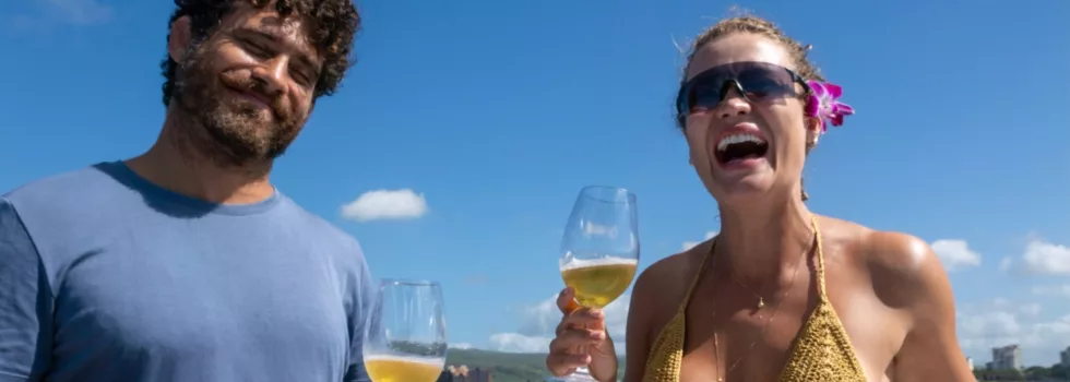 Glass bottom boat drinks