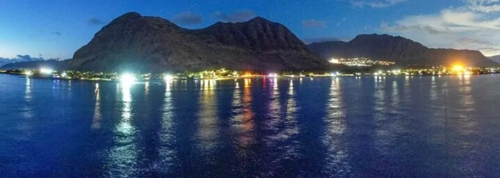 Ko olina lights from boat