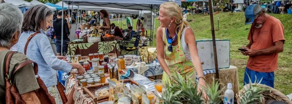 Kona farmers market tour