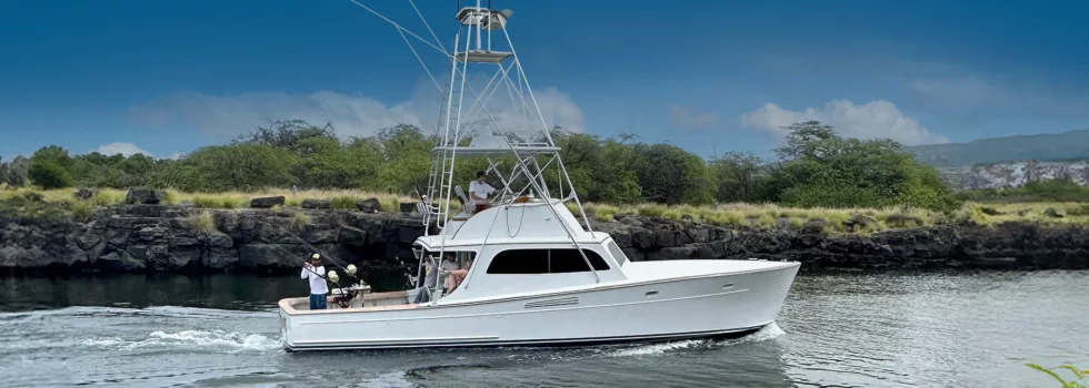 Kona deep sea fishing boat
