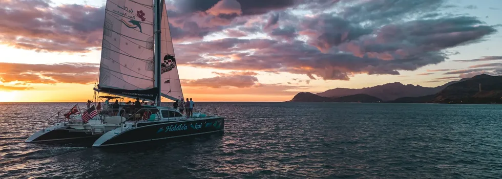 Luxury koolina catamaran sunset charter