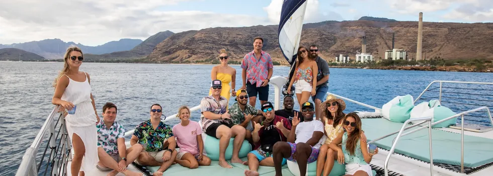 Sunset koolina catamaran cruise