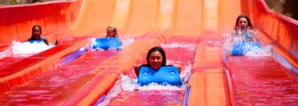 Twin racer waterslide oahu