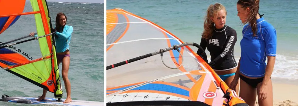 Learn to windsurf maui