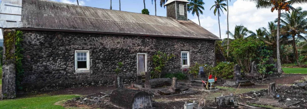 Visit keanae church maui