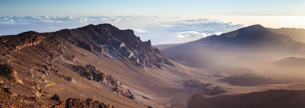 Crater from haleakala visitor center