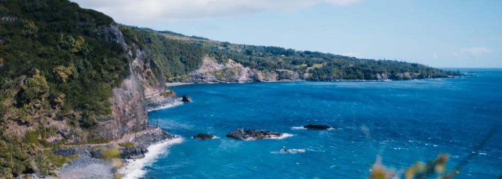 Road to hana coastline