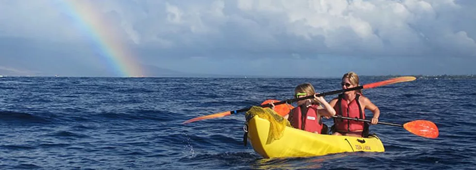 Kayak Tour With Rainbows Maui