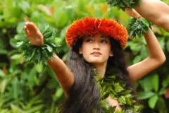 The Feast at Mokapu Luau: Hula dancer wailea maui