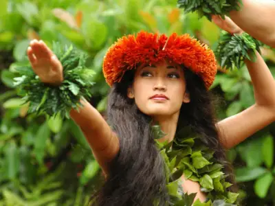 The Feast at Mokapu Luau: Hula dancer wailea maui