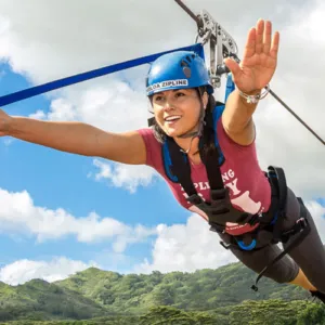 Zipline through the Kauai Rainforest