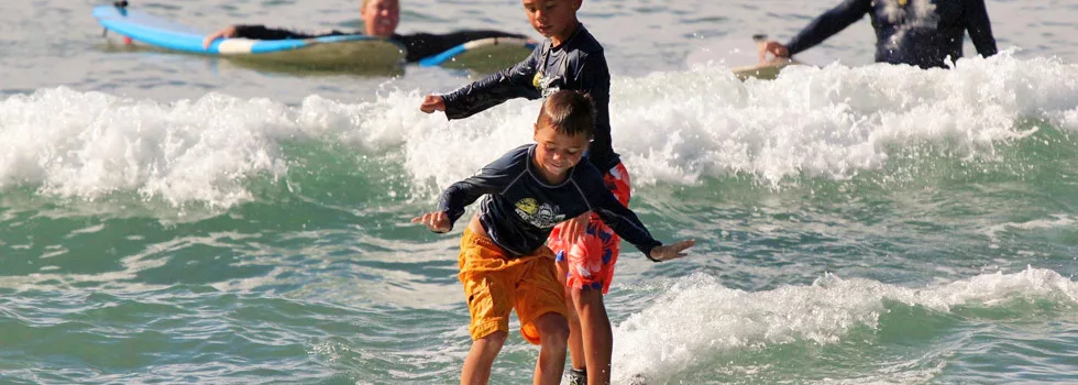 Child surf lessons in kihei